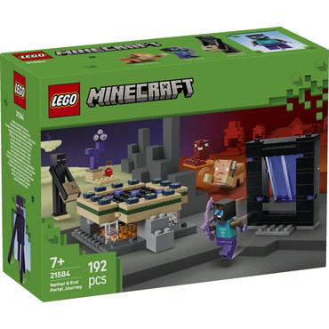LEGO Minecraft Nether- og End-portalrejse