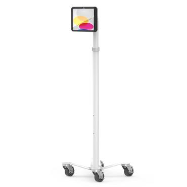 Compulocks iPad 10th-11th (A16) Gen PowerMove Medical Rolling Cart Black vagn - f&ouml;r surfplatta - svart, vit