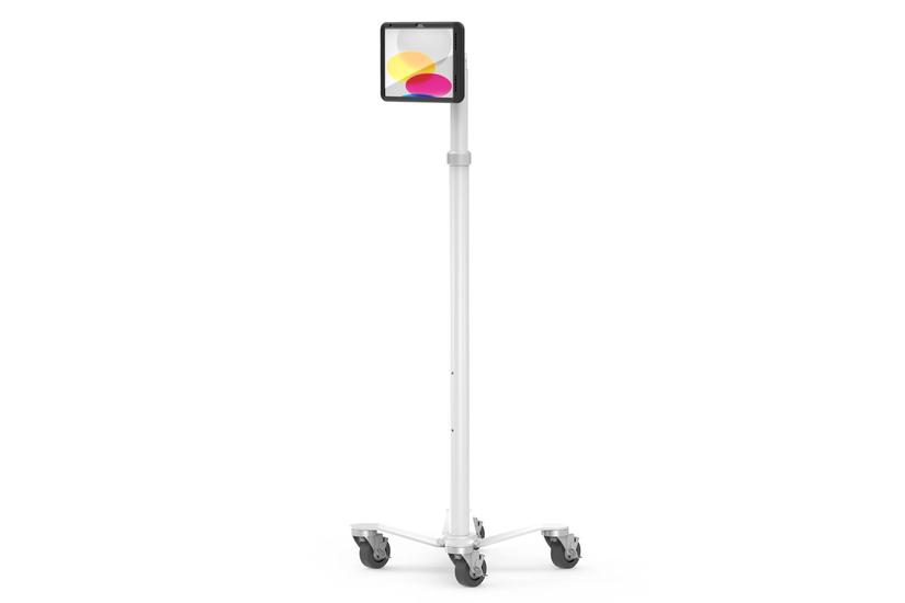 Compulocks iPad 10th-11th (A16) Gen PowerMove Medical Rolling Cart Black vagn - f&ouml;r surfplatta - svart, vit