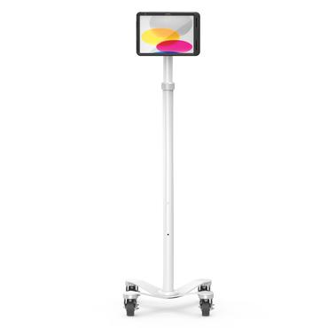Compulocks iPad 10th-11th (A16) Gen PowerMove Medical Rolling Cart Black vagn - f&ouml;r surfplatta - svart, vit