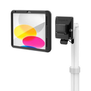 Compulocks iPad 10th-11th (A16) Gen PowerMove Medical Rolling Cart Black vagn - f&ouml;r surfplatta - svart, vit