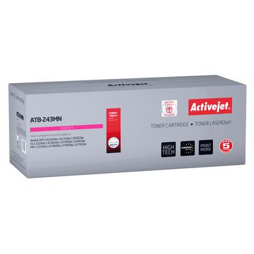 Activejet tonerkassette ATB-243MN (erstatning Brother TN-243M; Standard; 1000 sider; rød)