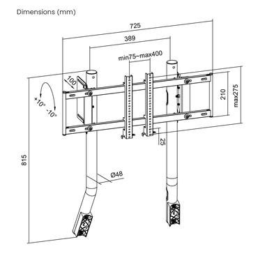 OPLITE Monitorfäste
