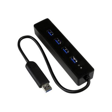 StarTech.com 4-Port USB 3.0 Hub with Built-in Cable