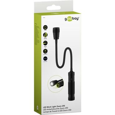 Goobay 58390 lommelygte Sort Magnetisk beslag til lommelygte LED