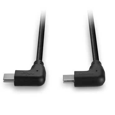 LINDY USB 2.0 Typ C Kabel, 2 x 90&Acirc;&deg; gewinkelt 0,5m