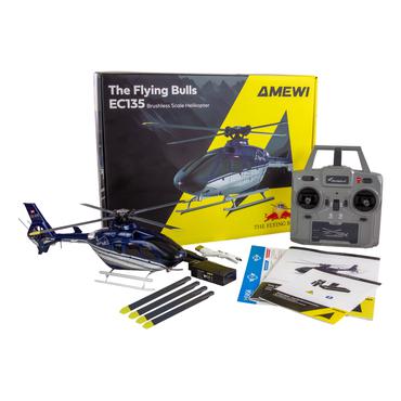 Amewi RC Helikopter EC135    Li-Po Akku 400mAh blau/schwarz
