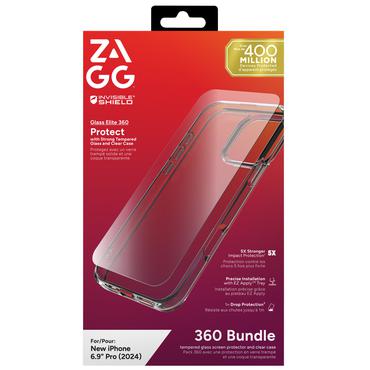 Zagg InvisibleShield Glass Elite 360 - baksidesskydd f&ouml;r mobiltelefon