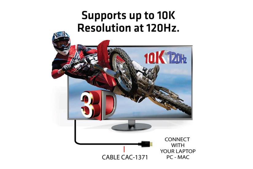 Club 3D CAC-1371 - HDMI-kabel - 1 m