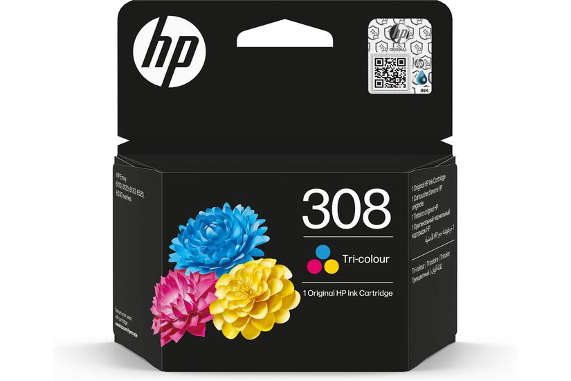 HP 308 - gul, cyan, magenta - original - bl&auml;ckpatron