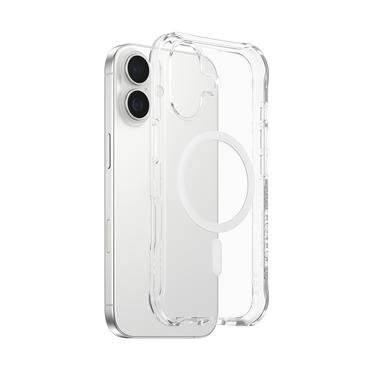PanzerGlass CARE&trade; by &reg; Samba Case Transparent m. Hvid MagSafe iPhone 17 | Bulk