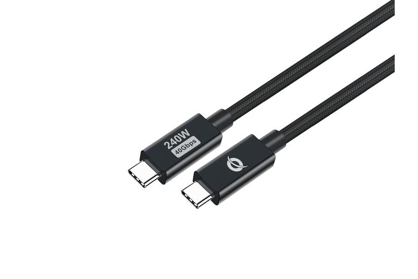 CONCEPTRONIC Kabel USB-C 4.0 -> C St/St 2.00m 5A  40Gbps sv