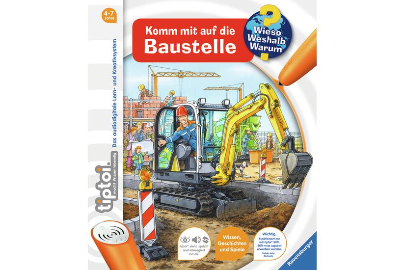 Ravensburger tiptoi Buch Komm mit auf die Baustelle