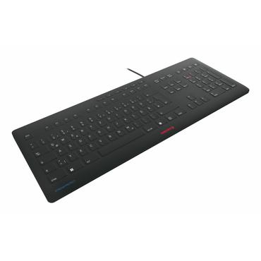 CHERRY STREAM KEYBOARD - tastatur - desinficerbar hygiejnetastatur - QWERTY - Nordisk Indgangsudstyr