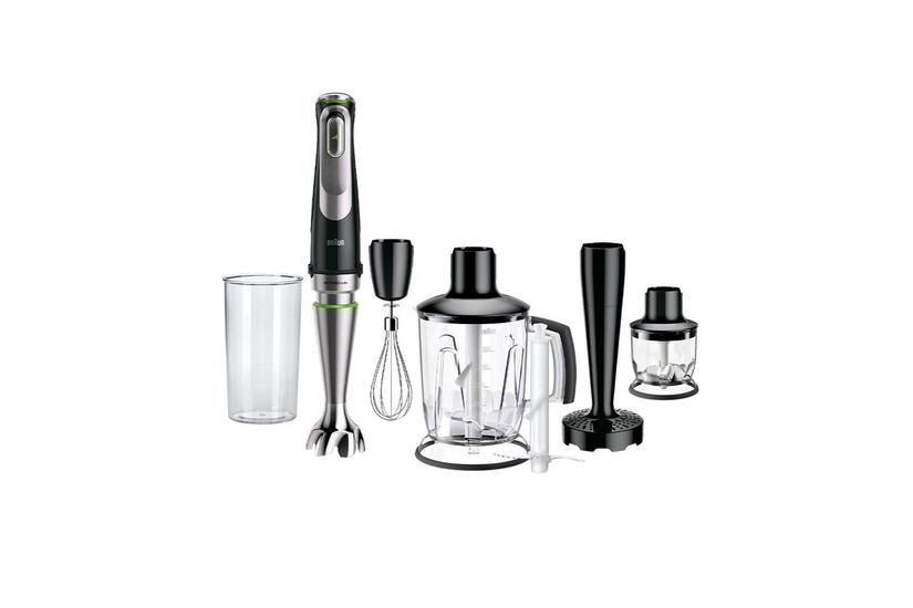 Braun MultiQuick 9 MQ 9147X 0,6 L Nedsænkning blender 1200 W Sort, Rustfrit stål