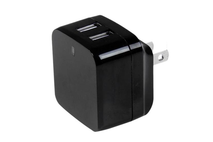 StarTech.com USB-v&auml;ggladdare med tv&aring; portar - kraftfull (17&nbsp;W/3,4&nbsp;A) - reseladdare (internationell) str&ouml;madapter - USB - 17 Watt
