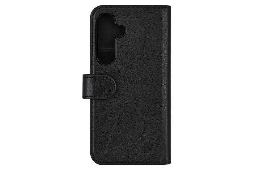 Essentials Samsung Galaxy S25+ PU wallet, detachable, 3 cards, black