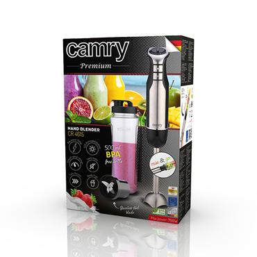 Camry Premium CR 4615 blender Nedsænkning blender 700 W Sort, Rustfrit stål