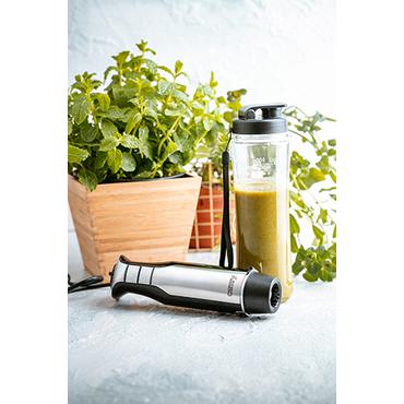 Camry Premium CR 4615 blender Nedsænkning blender 700 W Sort, Rustfrit stål