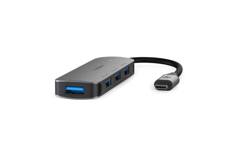 Nedis USB Hub - Gray