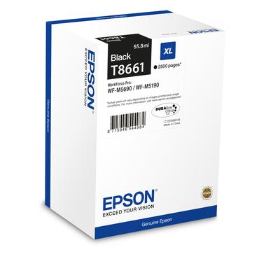 Epson T8661 - svart - original - p&aring;fyllnadsbl&auml;ck