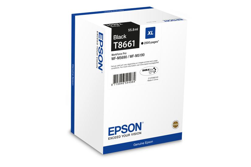 Epson T8661 - svart - original - p&aring;fyllnadsbl&auml;ck