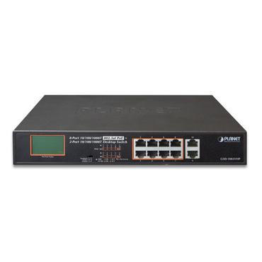 PLANET GSW-1820VHP netværksswitch Ikke administreret Gigabit Ethernet (10/100/1000) Strøm over Ethernet (PoE) 1U Blå