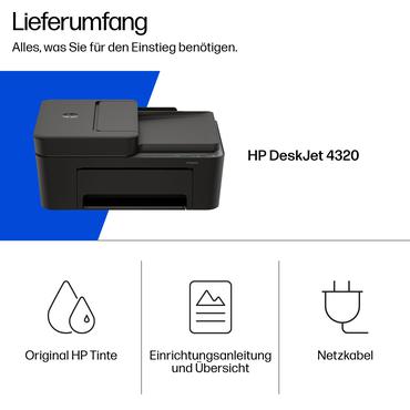 HP DeskJet 4320 Trådløst All-in-One Farve Printer