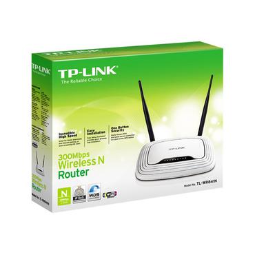 TP-Link TL-WR841N 300Mbps Wireless N Router - trådløs router - Wi-Fi - desktop