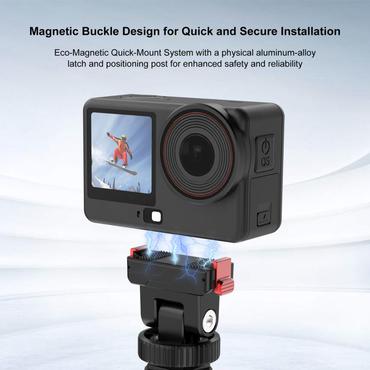 Multifunction adapter with quick release Puluz for DJI Osmo Action 6 / Nano