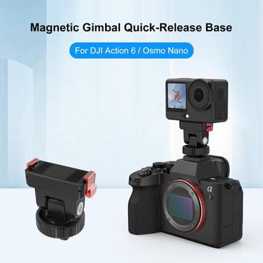 Multifunction adapter with quick release Puluz for DJI Osmo Action 6 / Nano
