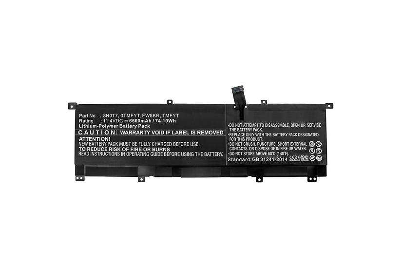 CoreParts - batteri till bärbar dator - Li-Ion - 6500 mAh - 74 Wh