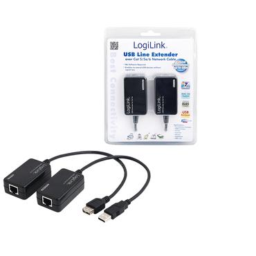 LogiLink USB Line Extender - USB-f&ouml;rl&auml;ngningskabel - USB