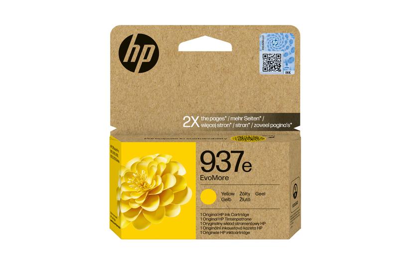 HP Original 937e EvoMore-blækpatron, gul