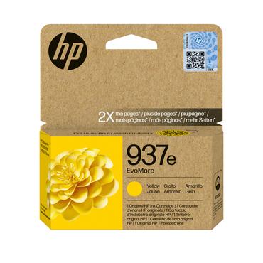 HP Original 937e EvoMore-blækpatron, gul