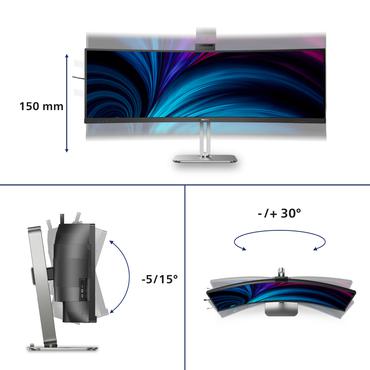 Philips 49B2U5900CH sk&auml;rm - WLED - 49" - AMD Adaptive-Sync - VA - 4ms - Dual Quad HD 5120x1440 vid 75Hz