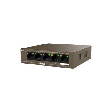 Tenda TEG1105PD netværksswitch Gigabit Ethernet (10/100/1000) Strøm over Ethernet (PoE) Brun