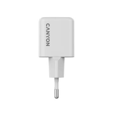 CANYON charger CU20AC GaN 20W 1xPD 1xQC EU White