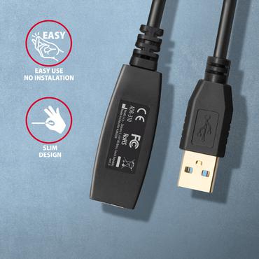 *AXAGON ADR-310 USB 3.0  A-M -> A-F act 10m cabl