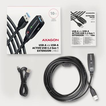 *AXAGON ADR-310 USB 3.0  A-M -> A-F act 10m cabl