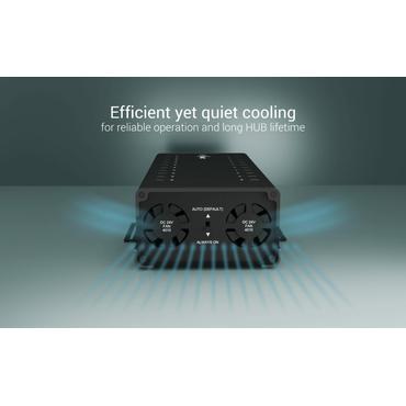 i-Tec - hubb - 15W per port, laddning + data, metall, USB-C/USB-A - 20 portar