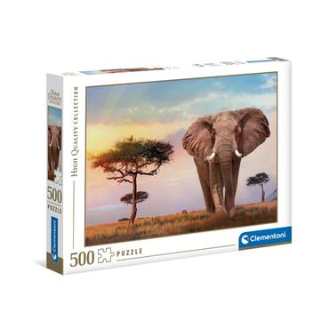 Clementoni African Sunset Puslespil 500 stk Dyr