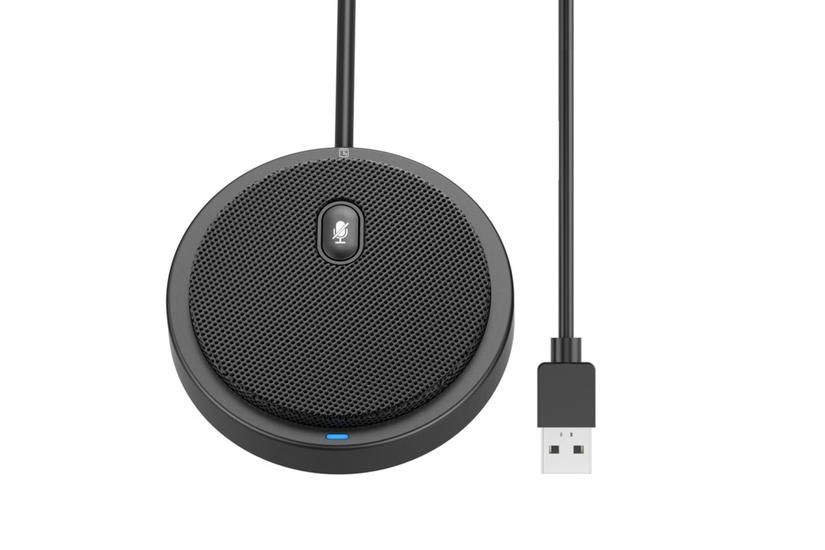 Techly Mikrofon - USB - Rundtagande - Svart - 100 - 16000 hz