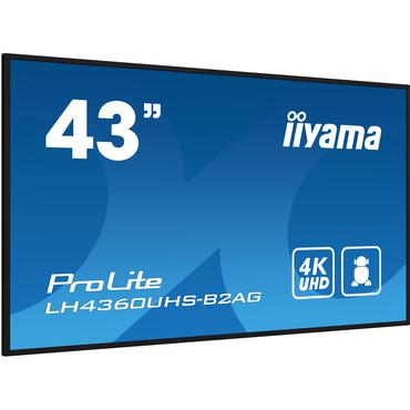 iiyama ProLite LH4360UHS-B2AG 43" Klasse (42.5" til at se) LED-bagbelyst LCD paneldisplay