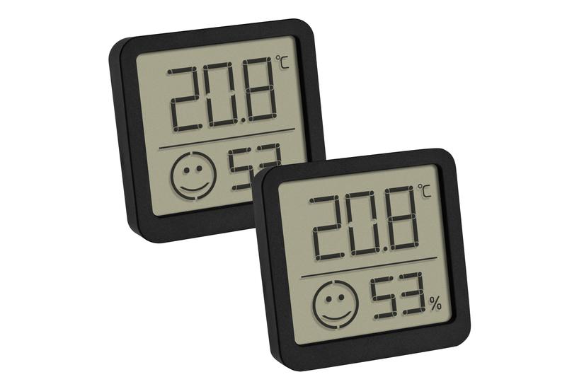 TFA 30.5053.01.02 2er Set black Digital Thermo Hygrometer