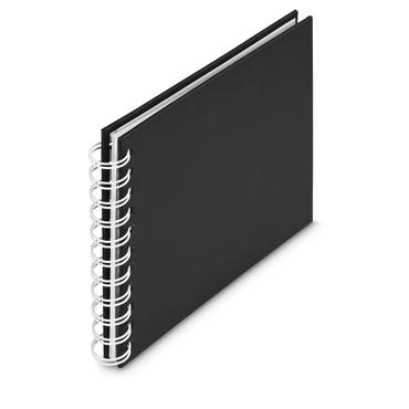 Hama Fine Art fotoalbum og arkbeskyttelse Sort 30 ark 14 x 14 cm Spiral indbinding