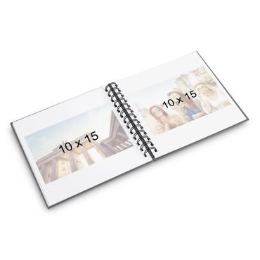 Hama Fine Art fotoalbum og arkbeskyttelse Sort 30 ark 14 x 14 cm Spiral indbinding