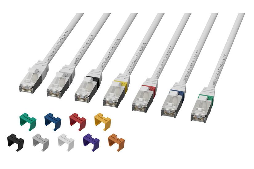 CAT6A S/FTP 10m White LSZH,