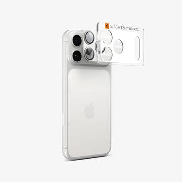 Spigen Optik Pro XL EZ Fit Beskyttelse af kameralinsen Apple 2 stk