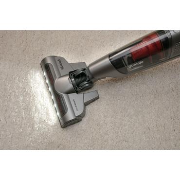 Gorenje SVC252GFA stav støvsuger & elektrisk kost 2-i-1 stangstøvsuger Batteri Dry HEPA Poseløs 0,5 L 155 W Sort, Grå